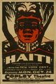1938 : Haiti. A drama of the Black Napoleon by William Du Bois. With the New York cast." Poster for Federal Theatre Project presentation of "Haiti" at the Copley Theatre, 463 Stuart St., Boston, Mass., showing bust portrait of Toussaint Louverture.