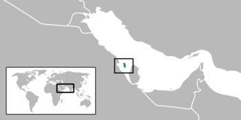 موقع  البحرين  (in green)