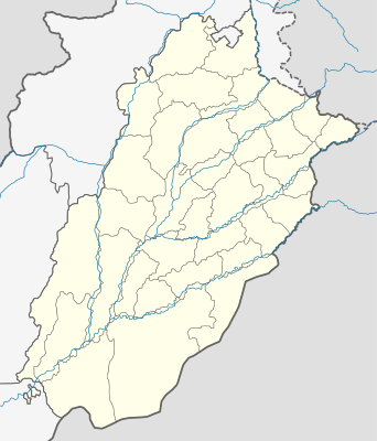 Pakistan Punjab location map.svg