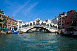 Rialto Bridge over the Grand Canal in Venice, Italy (2011)