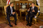 مبارك والرئيس باراك اوباما في زيارته لمصر ينادي ببداية فترة جديدة من التقارب بين الولايات المتحدة والعالم الإسلامي.