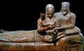 The Etruscan "Sarcophagus of the Spouses", at the National Etruscan Museum.