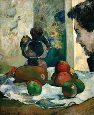 Gauguin, Paul - Still Life with Profile of Laval - Google Art Project.jpg