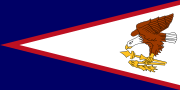 Flag of American Samoa (unincorporated unorganized territory)