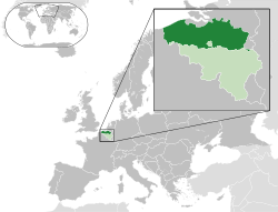 المنطقة الفلمنكية Flemish Regionموقع