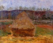 Grainstack at Giverny, Claude Monet, 1889