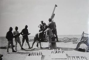 Ottoman anti-aircraft cannon WWI