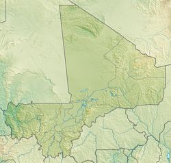 Location map/data/Mali is located in مالي