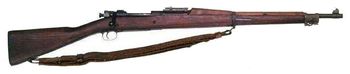 A M1903 Springfield rifle