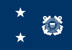 Flag of a Coast Guard rear admiral