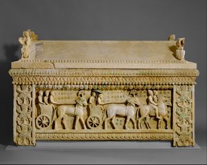 Limestone sarcophagus- the Amathus sarcophagus MET DT257.jpg