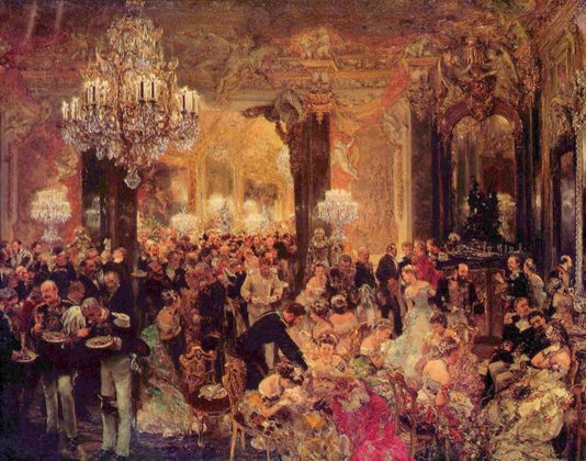 عشاء في حفلة راقصة، 1878.