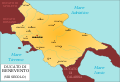 Lombard Duchy of Benevento in the 8th century AD
