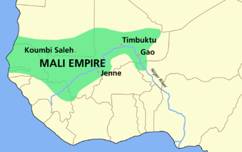 امتداد إمبراطورية مالي (ح. 1350)