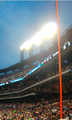 In the sport of baseball some foul poles are orange, but only one in Major League Baseball, belonging to the New York Mets at their home ballpark Citi Field.