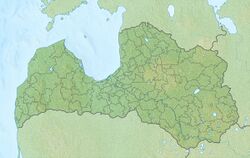 Location map/data/Latvia is located in Latvia