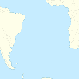 الجزيرة التي لا يمكن الوصول إليها is located in South Atlantic