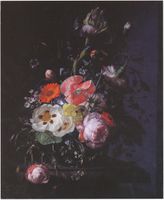 Rachel Ruysch, Still Life with Flowers on a Marble Tabletop, 1716