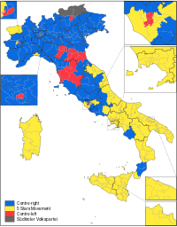 Italian 2018 elections Chamber of Deputies constituencies.svg