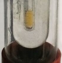 Image: Liquid fluorine at cryogenic temperatures