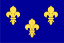The Royal Banner of France[23] or "Bourbon Flag". The House of Bourbon ruled France from 1589 to 1792 and again from 1815 to 1848.