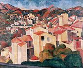 View of Cagnes, 1910, oil on canvas, Museum Folkwang, Essen, Germany