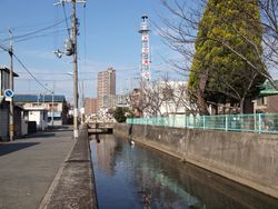 Nagase River in Higashiōsaka