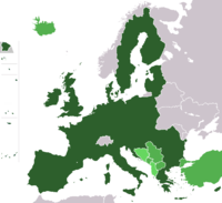 خريطة الاتحاد الأوروبي
