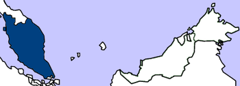Location of ماليزيا