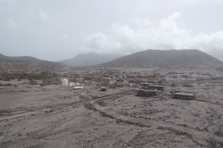 پليموث عام 2006، في أعقاب بركان 1997 والذي أسفر عن تحول معظم المدينة إلى رماد.