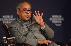 Pranab Mukherjee - World Economic Forum Annual Meeting Davos 2009.jpg