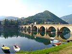 جسر محمد باشا في البوسنة والهرسك. أحد مواقع التراث العالمي.