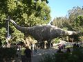Diplodocus in the Jurassic Park of the Plaza Acevedo.