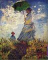 Woman with a Parasol, (Camille and Jean Monet), 1875, National Gallery of Art, Washington, DC.