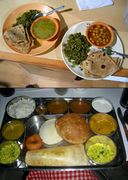 غداء "تايل" هندي تقليدي.
