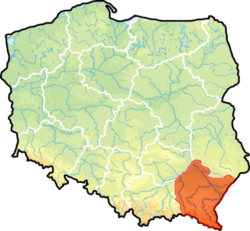 Location within Poland