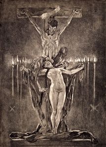 Le Calvaire (1882) heliogravure (ca. 27 x 20 cm) Museum De Reede, Antwerp