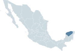 موقع يوكاتان في المكسيك
