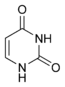 Uracil chemical structure.png