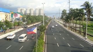 Roxas Boulevard in Pasay City, named after the president