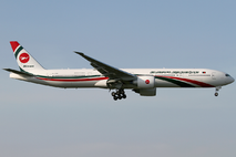 Biman Bangladesh Airlines Boeing 777-300ER, main presidential aircraft used by the president.