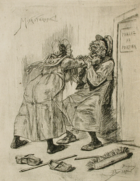 Misanthropie! (1872) etching on Japan paper (19.37 x 15.08 cm) Los Angeles County Museum of Art