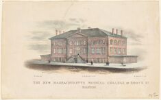 The new Massachusetts Medical College in Grove St., Boston