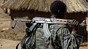 جندي جنوب سوداني في جوبا، 2016.jpg