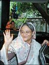 الشيخة حصينة تغادر بنگلادش