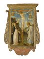 Lorenzo d'Alessandro, The Crucifixion; Saint Michael, 1480–1490ح. 1480–1490, The Walters Art Museum