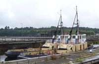 MSC Volant and MSC Viceroy on Manchester Ship Canal