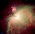The Orion Nebula imaged with the 2.2m ESO/MPG telescope.