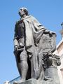 Statue of Charles III in Madrid (Juan Adsuara), 1966.