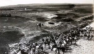سلاح الفرسان التركي في بير سبع في اكتوبر 1917، قبيل معركة بير سبع.